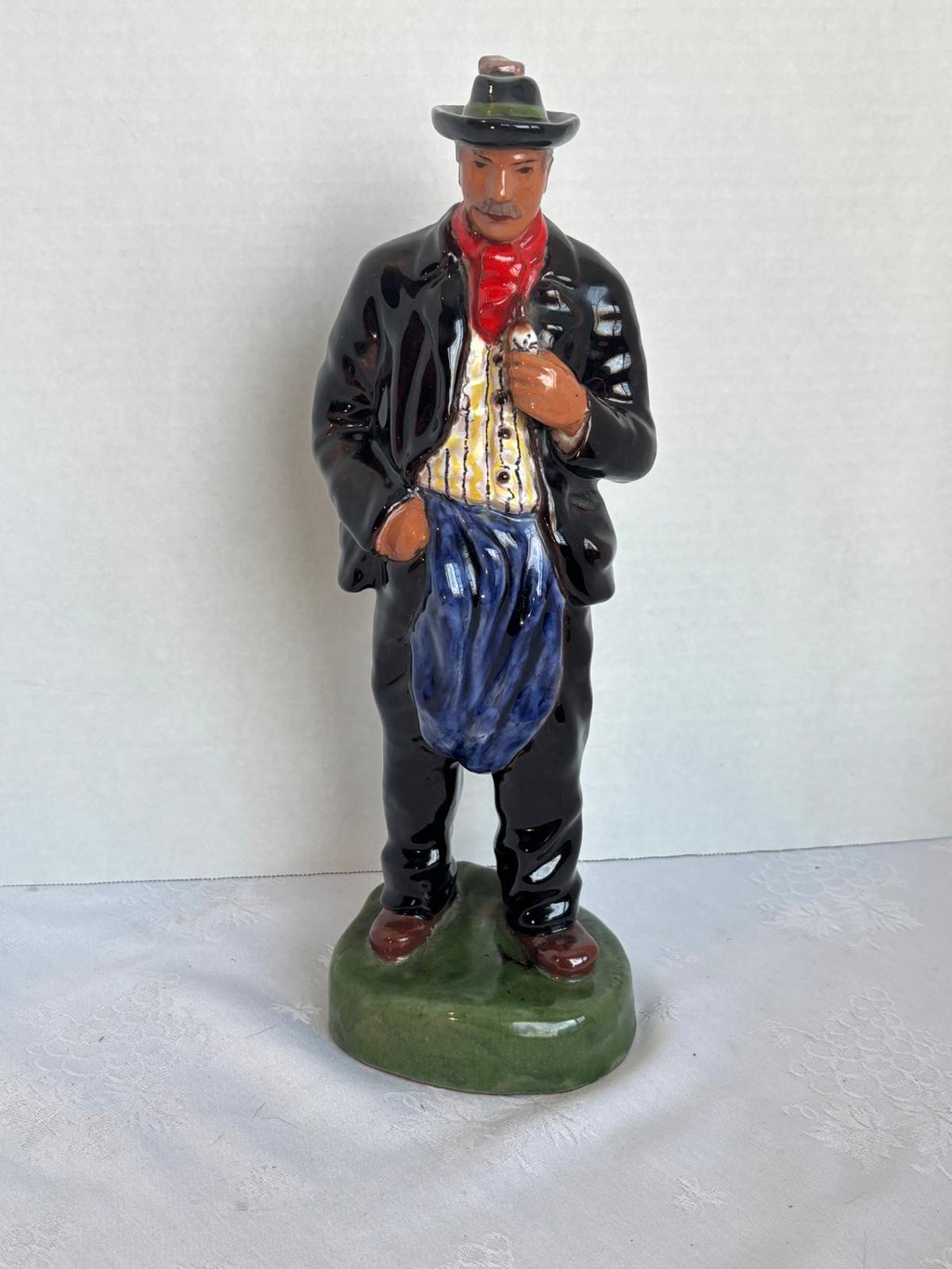 Ernst Wahliss (Austria), Continental Peasant Figure, circa 1895–1910