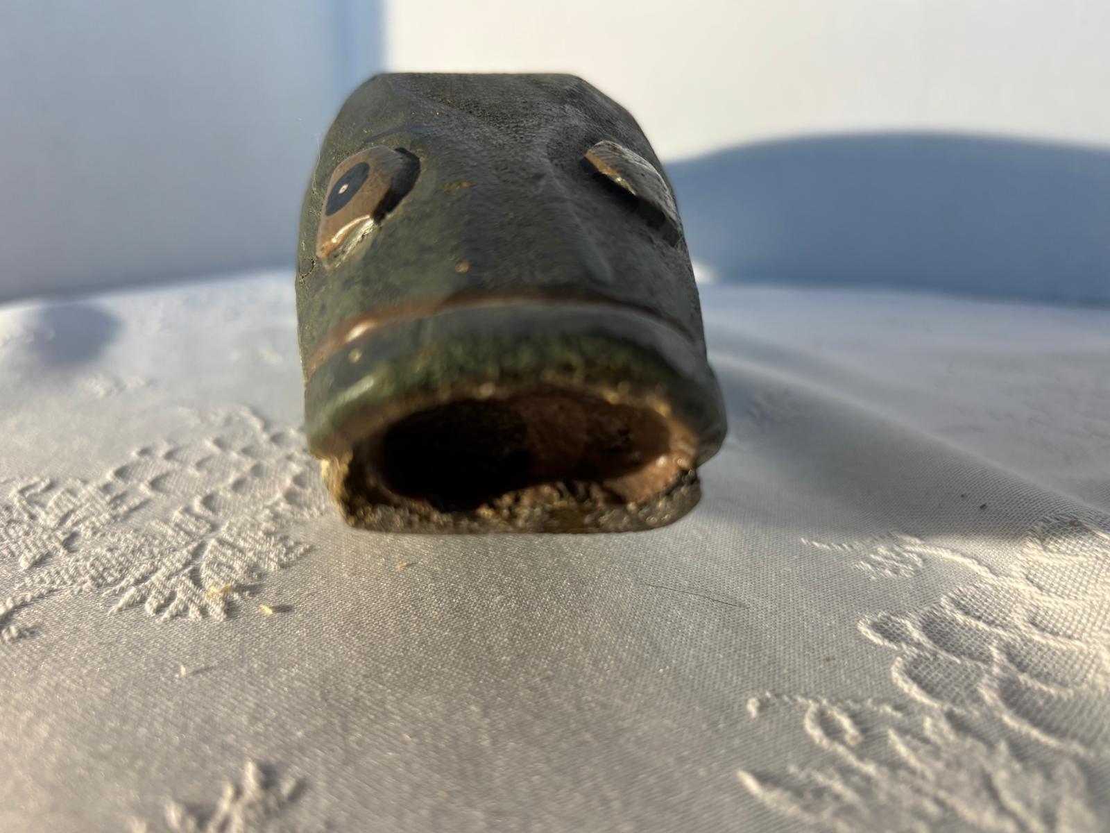 Hand-Carved American Folk Art Fish  Mid-20th Century 15 inches in length