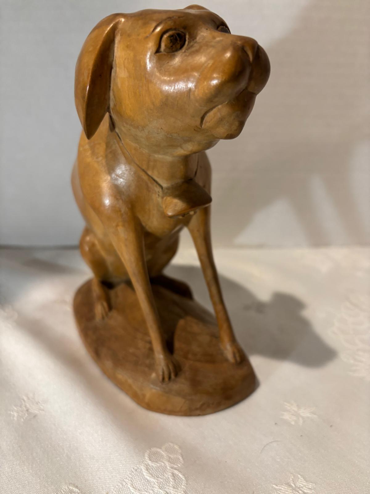 American Folk Carved Wooden Dog, late 19th century (circa 1875–1900).