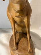 American Folk Carved Wooden Dog, late 19th century (circa 1875–1900).