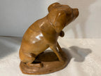 American Folk Carved Wooden Dog, late 19th century (circa 1875–1900).