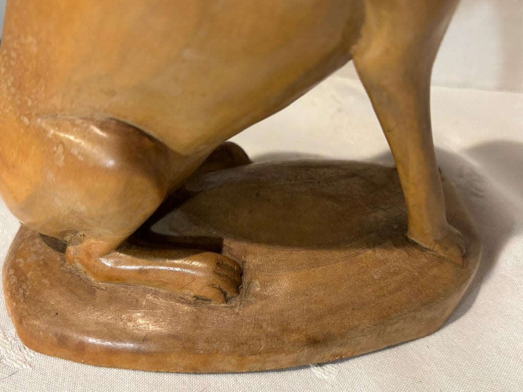 American Folk Carved Wooden Dog, late 19th century (circa 1875–1900).