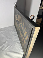 Double-Sided Trade Sign – “DR. MEANS – DENTIST”  Lincoln, Illinois, circa 1905–1915