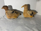 Pair of “Flippity Flop” Velveteen Mechanical Pull Toy Ducks  American, Circa 1915–1925