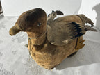 Pair of “Flippity Flop” Velveteen Mechanical Pull Toy Ducks  American, Circa 1915–1925