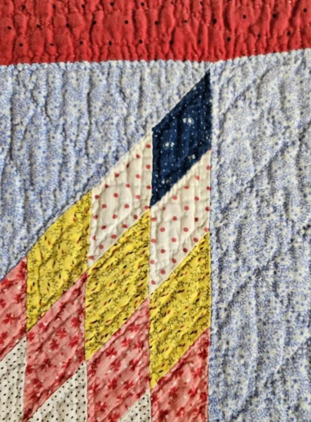 Pennsylvania Mennonite Lone Star Quilt, Circa 1890–1910