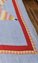Pennsylvania Mennonite Lone Star Quilt, Circa 1890–1910