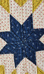 Pennsylvania Mennonite Lone Star Quilt, Circa 1890–1910
