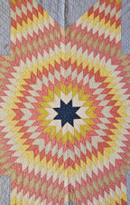 Pennsylvania Mennonite Lone Star Quilt, Circa 1890–1910