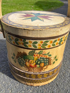 Hand-Painted American Firkin, c. 1880–1900