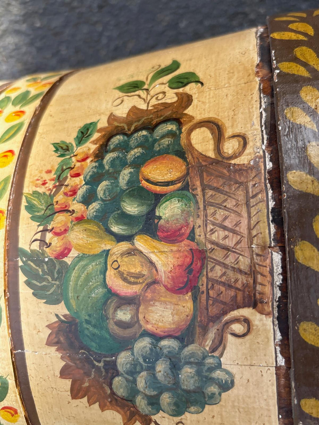 Hand-Painted American Firkin, c. 1880–1900