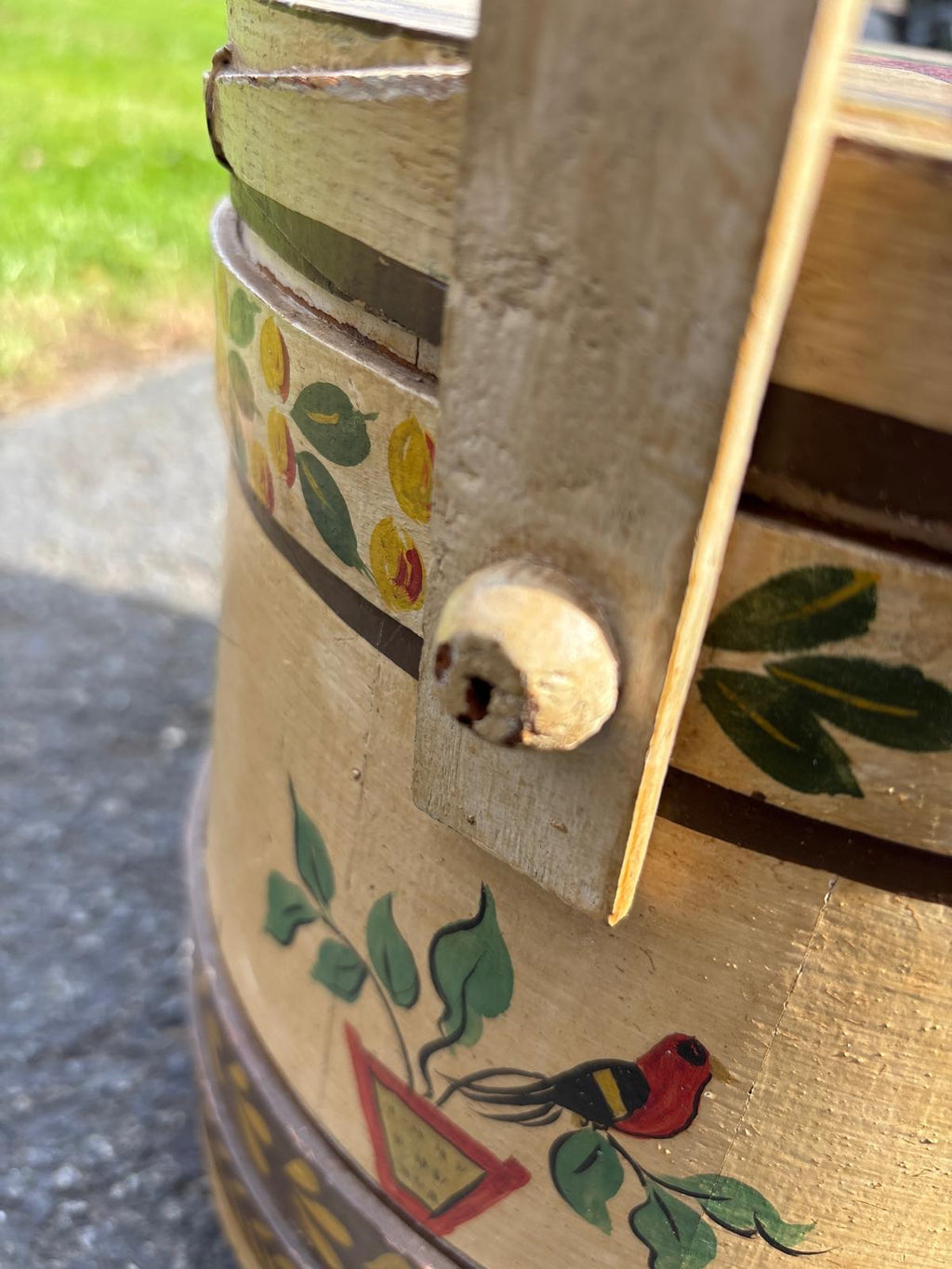Hand-Painted American Firkin, c. 1880–1900