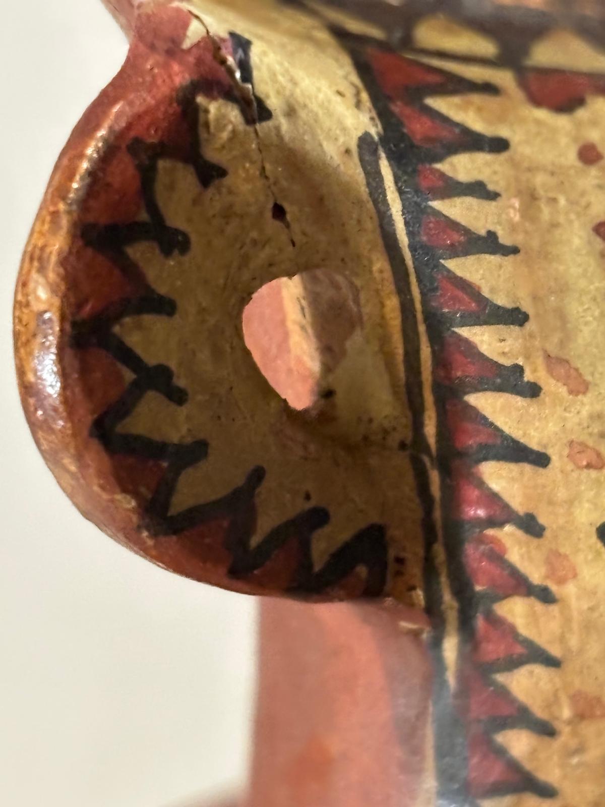 Early 20th Century Peruvian Nazca-Revival Effigy Vessel circa 1915–1935