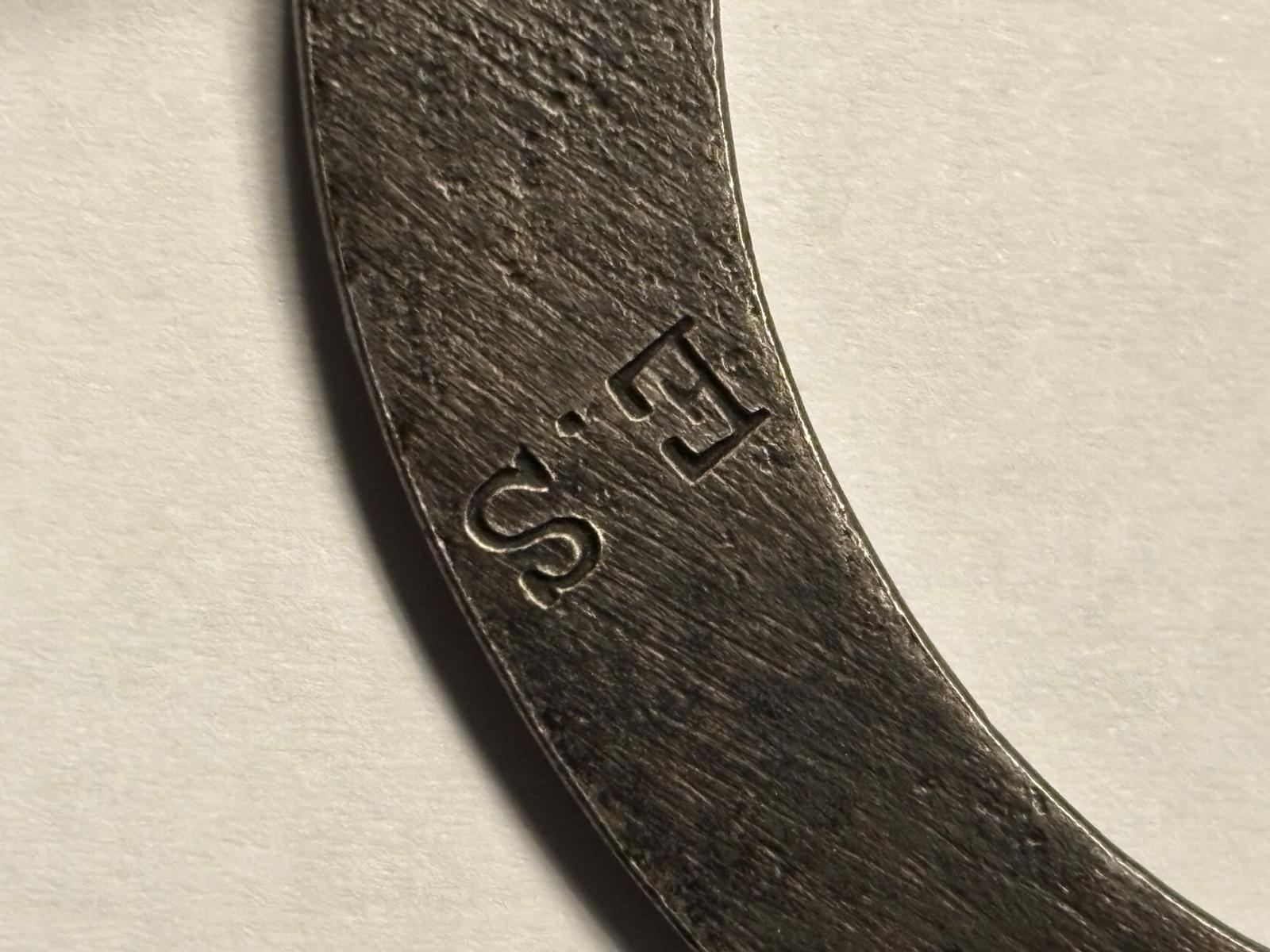 Hand-forged machinist’s or blacksmith’s outside calipers