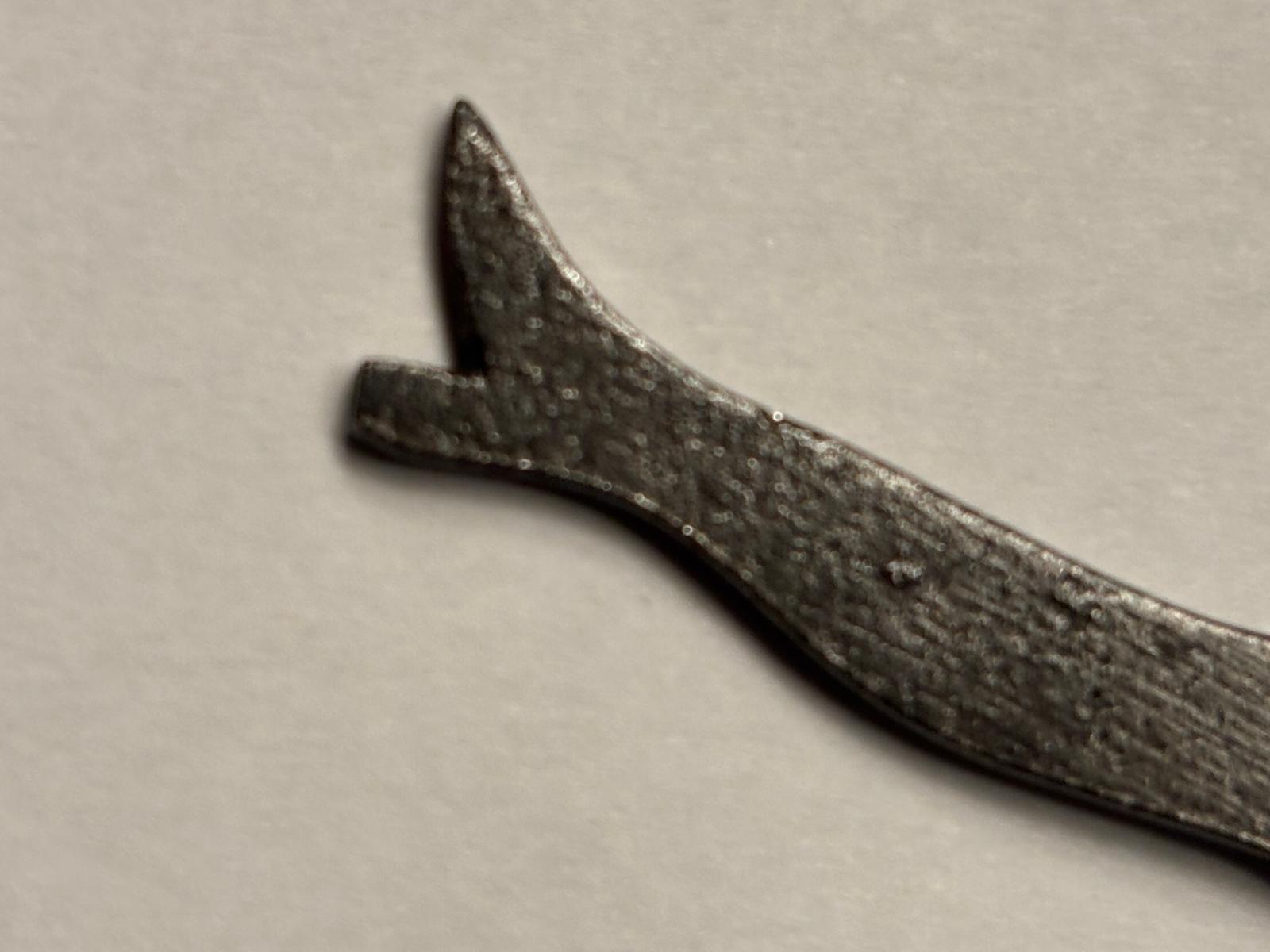 Hand-forged machinist’s or blacksmith’s outside calipers