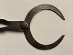 Hand-forged machinist’s or blacksmith’s outside calipers