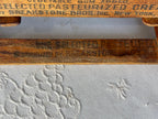 Early 20th Century Folk Art Miniature Porch Swing Model in Reclaimed Advertising Wood