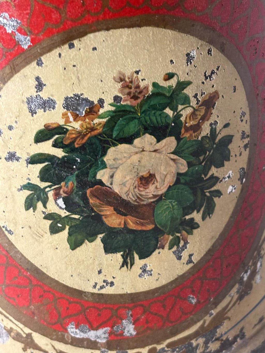 Large Decorated Toleware Coffee Pot, American, mid-19th century.