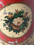 Large Decorated Toleware Coffee Pot, American, mid-19th century.