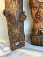 French Folk Art Carved Wooden Whimsy, late 19th century.