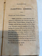 Washington’s Farewell Address. Hudson (New York): William E. Norman, Warren Street, 1812.