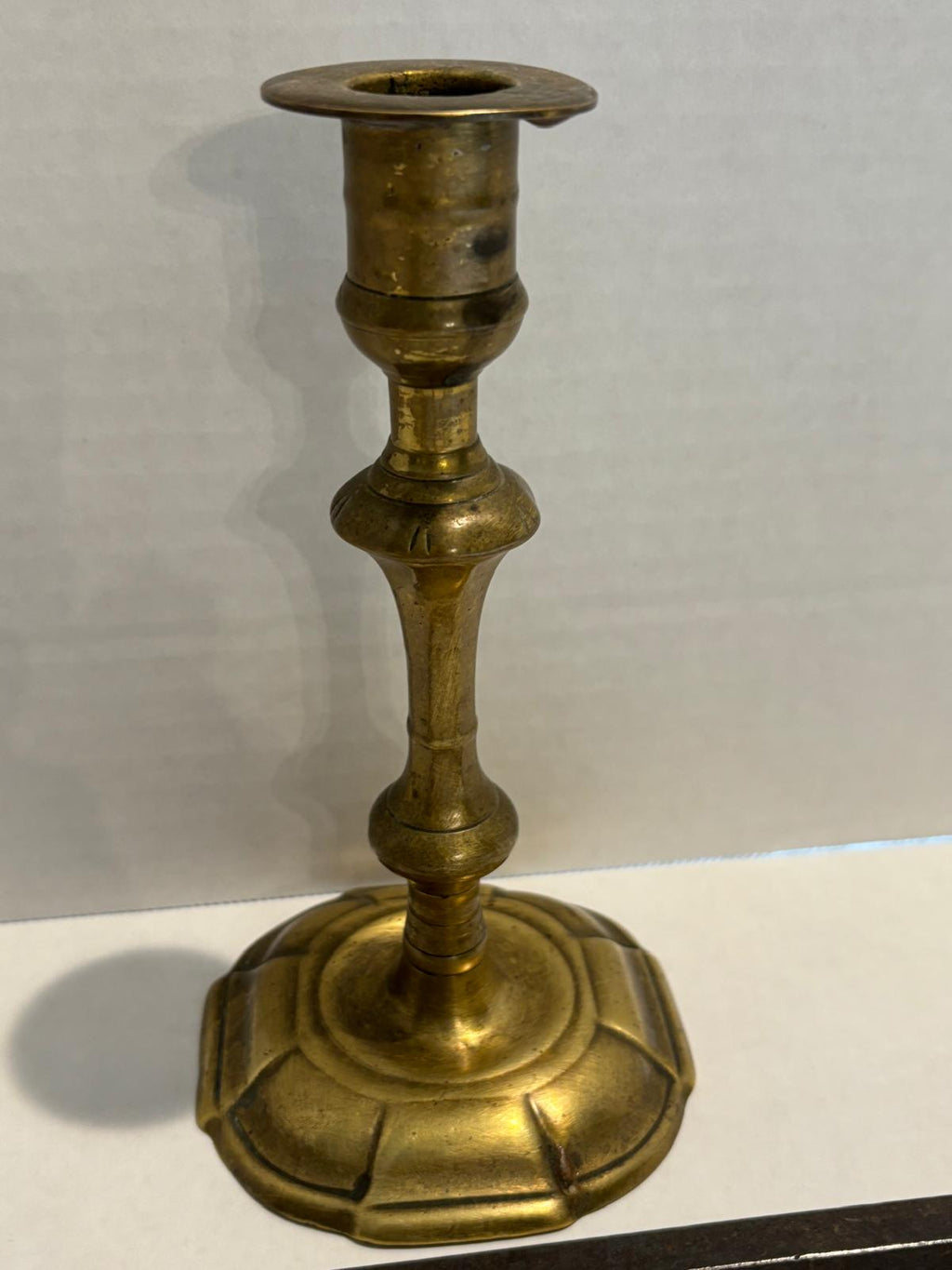 Fine Early American Brass and Iron Hearth Ensemble, 18th–Early 19th Century