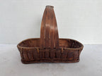 Miniature Appalachian Split-Oak Market Basket  Mid-20th Century 6” x 4”