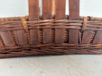 Miniature Appalachian Split-Oak Market Basket  Mid-20th Century 6” x 4”