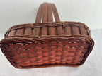 Miniature Appalachian Split-Oak Market Basket  Mid-20th Century 6” x 4”