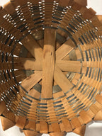 Mid-20th century American or Scandinavian handwoven basket