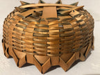 Mid-20th century American or Scandinavian handwoven basket