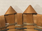 Mid-20th century American or Scandinavian handwoven basket