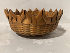 Mid-20th century American or Scandinavian handwoven basket