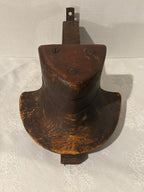 19th century American carved wooden hatter’s mold
