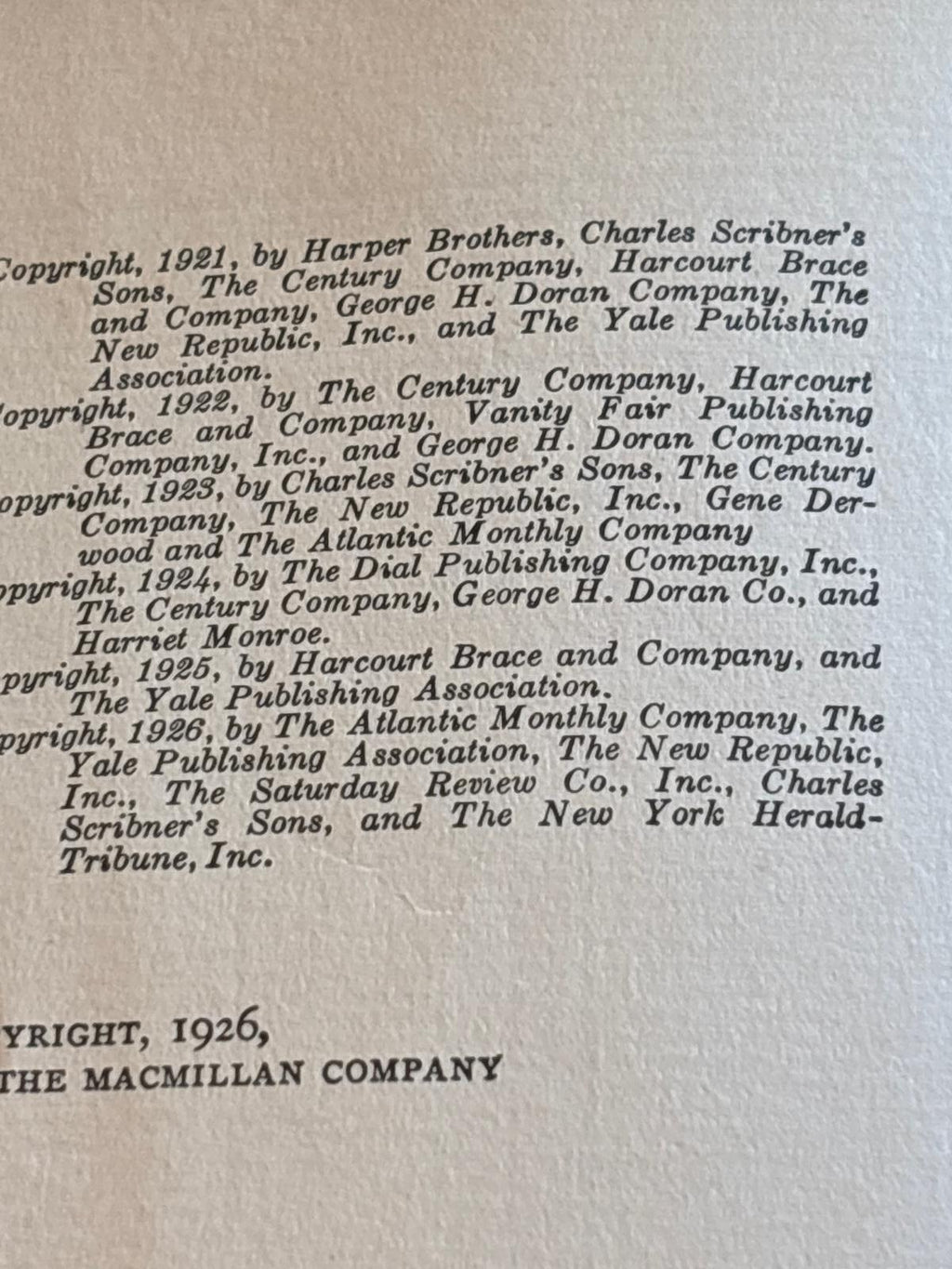 WWII TYPESCRIPT POEM FOUND IN SARA TEASDALE VOLUME — ROLAND IRVINE GAMMON, ARMY AIR FORCES, c. 1943