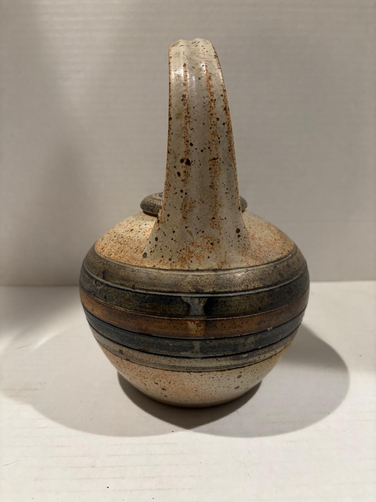 Sculptural Mid-Century Studio Pottery Teapot