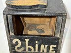 Exceptional Early American Bootblack’s Shoe-Shine Box, Signed and Inscribed to Ronald Gagnon, c. 1900–1920.
