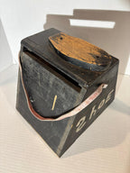 Exceptional Early American Bootblack’s Shoe-Shine Box, Signed and Inscribed to Ronald Gagnon, c. 1900–1920.