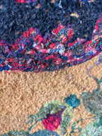 A striking American hand-hooked rug of early 20th century date