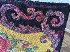 A striking American hand-hooked rug of early 20th century date