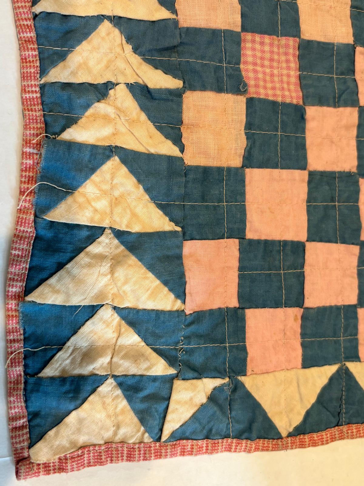 Early American Crib Quilt Probably Pennsylvania or Mid-Atlantic Region, Circa 1835–1855
