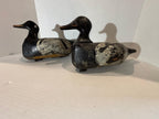 Important Pair of Early Working Merganser Decoys Circa 1910–1930.