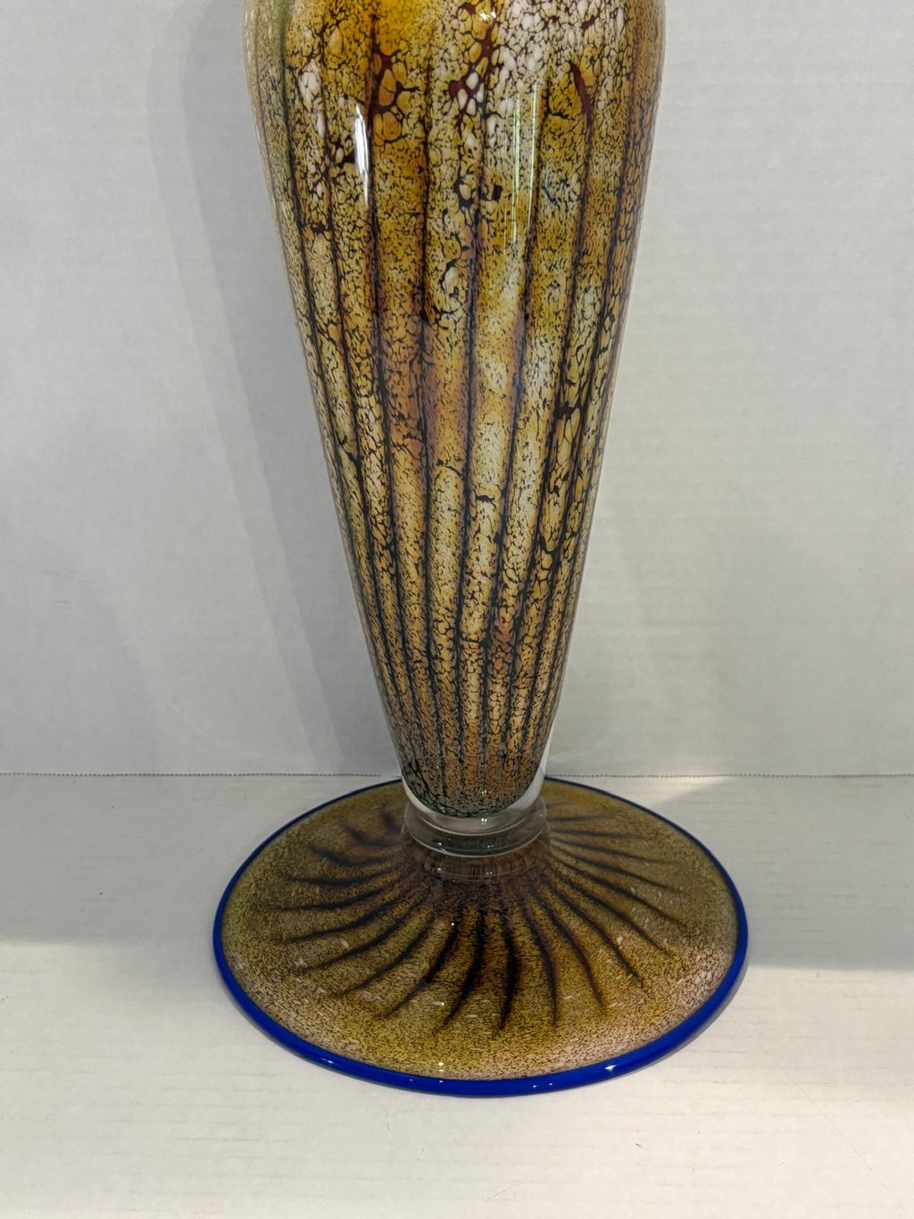 Large Gartner/Blade Studio Art Glass Covered Vessel Massachusetts, circa 2000