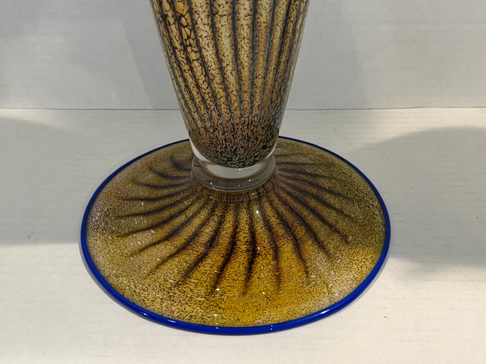 Large Gartner/Blade Studio Art Glass Covered Vessel Massachusetts, circa 2000