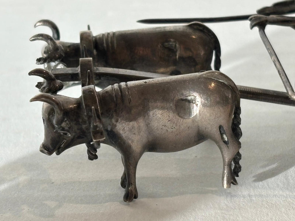 Set of Three Chinese Export Silver Miniatures by Cum Wo (錦和) Canton / Hong Kong, circa 1890–1930