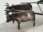 Set of Three Chinese Export Silver Miniatures by Cum Wo (錦和) Canton / Hong Kong, circa 1890–1930