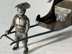 Set of Three Chinese Export Silver Miniatures by Cum Wo (錦和) Canton / Hong Kong, circa 1890–1930