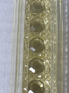 IMPORTANT ART DECO ARCHITECTURAL PERFUME BOTTLE IN URANIUM-TINTED GLASS Circa 1928–1935