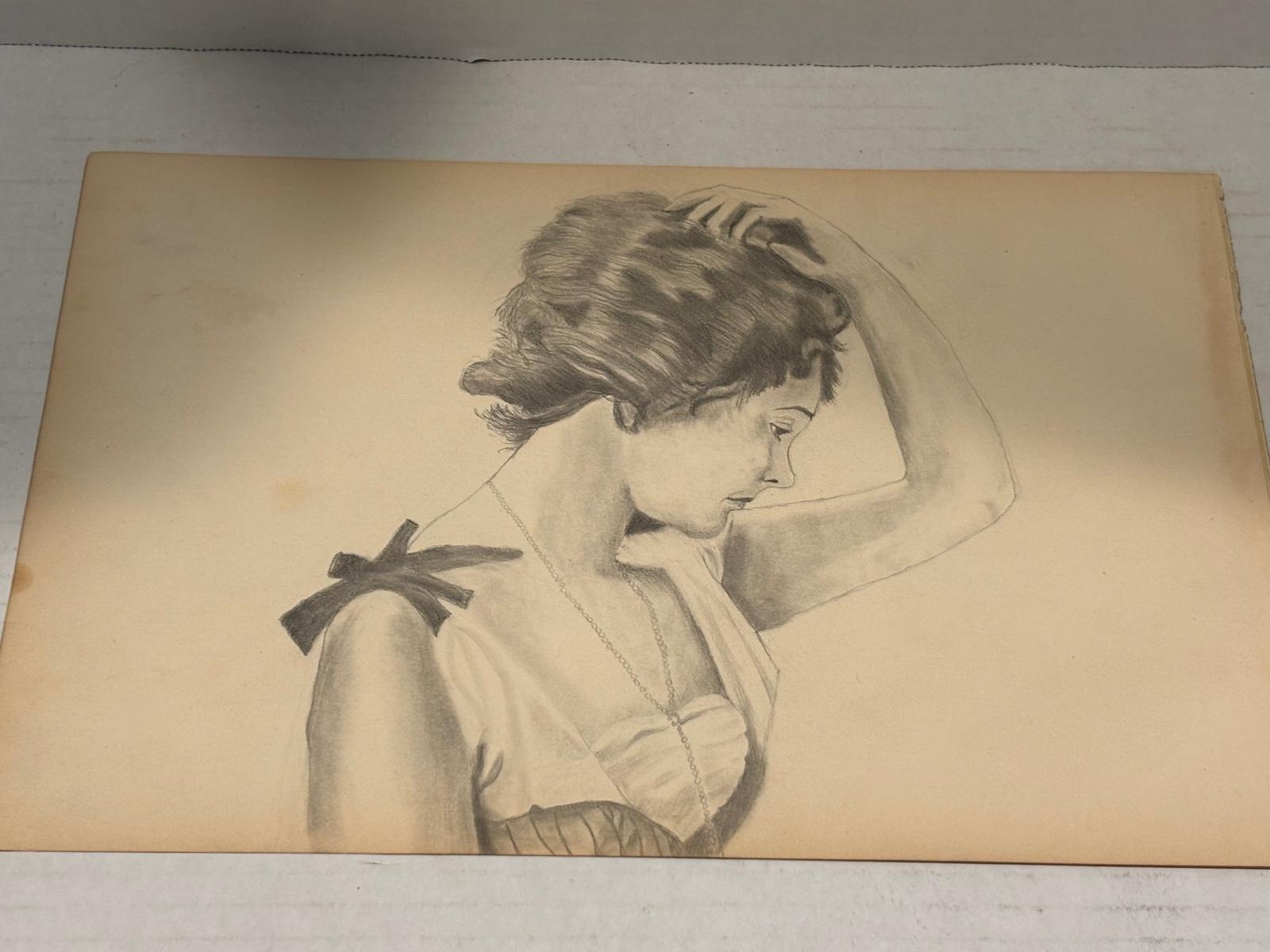 Early American Sketchbook Archive  c. 1898–1915 • 50+ Original Drawings & Studies