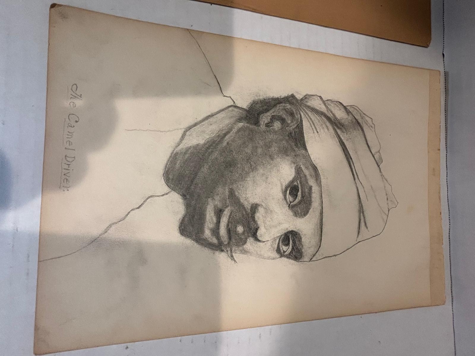 Early American Sketchbook Archive  c. 1898–1915 • 50+ Original Drawings & Studies
